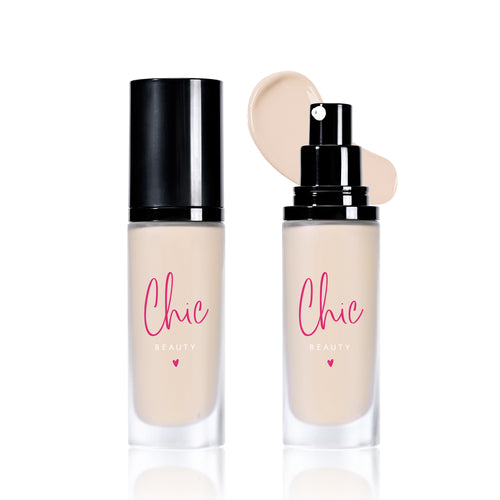 Youth Editor foundation samples by Chic Beauty for shade matching