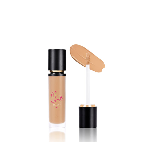 Chic Beauty Hide & Glow Concealer for natural brightening and smooth under-eye coverage. Shade 9.