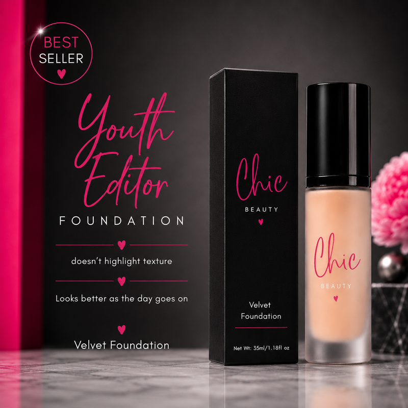 Foundation for Mature Skin | Youth Editor Foundation – Chic Beauty
